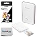 Canon IVY Mini Mobile Photo Printer (Rose Gold) - ZINK Zero Ink Printing Technology – Wireless/Bluetooth + Canon 2 x 3 ZINK Photo Paper Pack (50 Sheets) + Photo4Less Cleaning Cloth – Deluxe Bundle