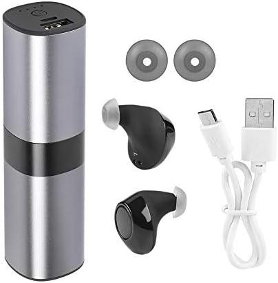 Portable Wireless Bluetooth Earphone TWS Bluetooth Ear Plugs - Wireless Stereo Technology - Built-in Speaker - Stable Signal Supports by Bluetooth 4.2 - Portable Charging Dock