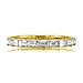 14k Yellow Gold Baguette Diamond Bridal Wedding Band Ring (1/2 cttw, I-J, VS2-SI1), Size 8