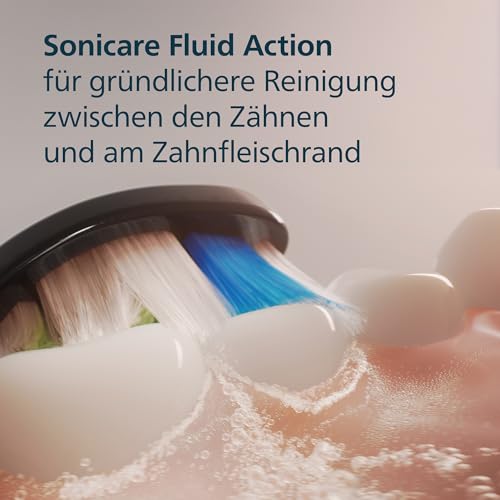 Philips Sonicare W2 Optimal White Original Replacement Brush Heads, Black, Pack of 4, HX6064/88