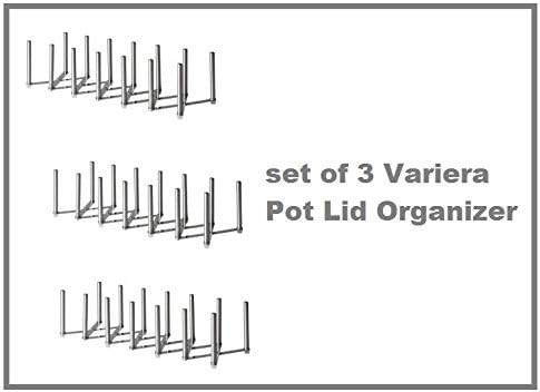 Amazon Com New Ikea Variera Pot Lid Organizer Stainless Steel