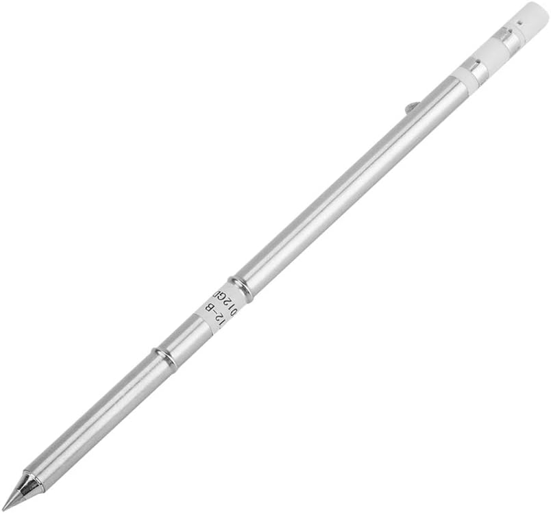 Soldering Iron Tips Welding Tool T12 Series Welding Replacements for FX-951 Rework Stationsuitable for Lower Temperature Soldering 200℃~480℃(T12-B)