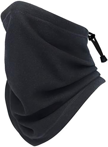 TopTie Unisex Warm Fleece Neck Gaiter - Soft & Stretchy Face Mask