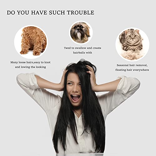 Extra Long Wire Pin Big Dog Slicker Brush, Grooming Pin Brush for Cat