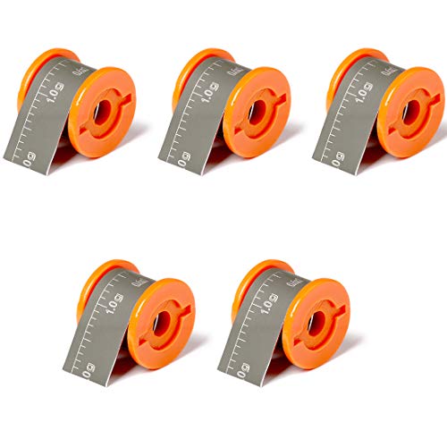 Weiche Blei Streifen 5 Rollen 0,6 MM Angeln Sinkers Clip Tackleangelzubehör Lead Sheet Bleiblechstreifen Bleie Gewichte Zubehör Tackle