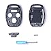 Key Shell Replacement for Honda Accord Civic EX Pilot - Mikkuppa Key Fob Cover with Screwdriver