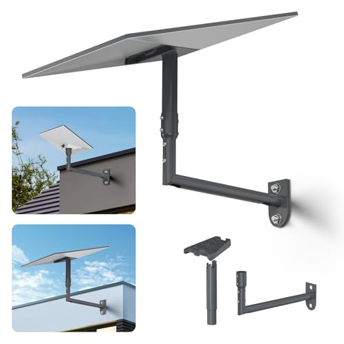XLTTYWL Starlink Gen 3 Bracket, 360° Adjustable V3 Starlink Wall Mount, Starlink Gen3 Mast Mounting Kit with Starlink Gen 3 Pipe Adapter for Starlink Standard 4/4X/Gen 3/V2/Enterprise