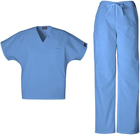 ワークウェア オリジナル ユニセックス スクラブセット 4777 Vネック チュニック 4100 ドローストリング カーゴパンツ