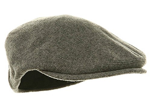 MG Men's Wool Ivy Newsboy Cap Hat (Grey), One Size