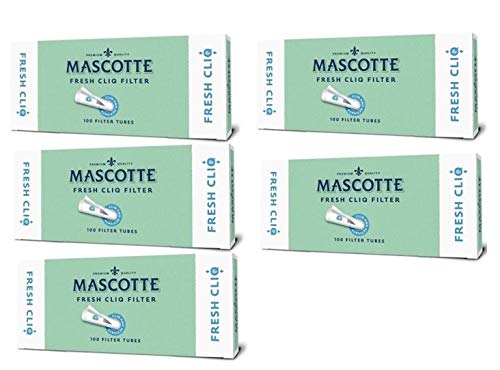 Mascotte Fresh Cliq Filter Tubes 500(5 x 100) by Discount Shopper