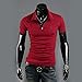 Joylive Fashion Men's Stylish Slim Fit Short Sleeve Casual Polo Shirts T-Shirt