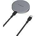 AMEGAT Wireless Charging Pad, MagFusion Aura 15W Fast Charging Qi2 Certified Magnetic Wireless Charger Compatible with MagSafe for iPhone 16/15/14/13/12 Series