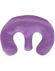 Beauty Salon Breast Pillow Feminine Bolster Breast Pillow for Massage Table, Massage Face Cradle Rest Pillow for SPA Salon, Soft Cotton Fabric - Purple