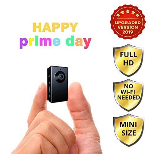 Spy Camera no WiFi Needed - Hidden Camera Motion Activated - Mini Body Camera - Nanny Hidden Small Wireless Cameras - Tiny Spy Cam - Spy Hidden Cameras for Home - Easy to Use Portable Hidden Recorder (Best Camera For Home Use)