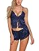 Avidlove Women Sleepwear Lace Lingerie Satin Pajama Cami Set Sexy Nightwear