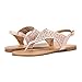 DREAM PAIRS MEDINIE Women Rhinestone Casual Wear Cut Out Flat Sandals