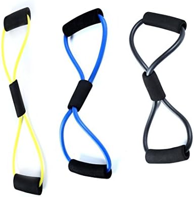Wonder Sports Super Muscle Toner Resistance Excercise Band (Yellow,Blue & Black) and Hot or Cold Trigger Point Muscle Relief Kit
