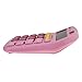 AUCH Cute Kitty 12 Digit Solar Powered Desktop Calculator, LCD Display, Pink