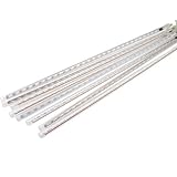 AGPtek 50CM Meteor Shower Rain Tube Snowfall LED Light For Christmas Tree Garden Decoration - Cool White