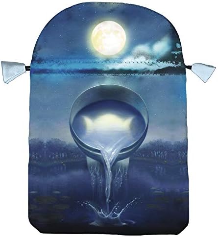 Silver Witchcraft Satin Bag