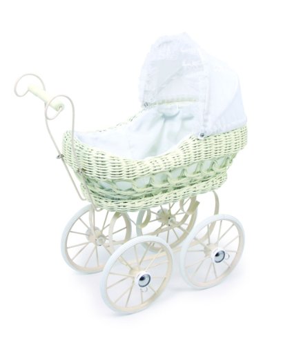 legler wicker dolls pram