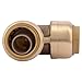 SharkBite 1 Inch 90 Degree Elbow, Push to Connect Brass Plumbing Fitting, PEX Pipe, Copper, CPVC, PE-RT, HDPE, U260LFA