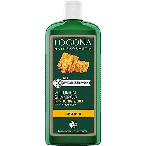 LOGONA Naturkosmetik Volume Shampoo, Beer & Organic Honey