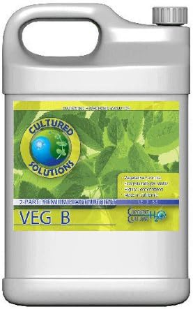 1 Quart - Veg B - Grow Nutrient - NPK 1.3-2-5.9 - Requires Veg A Sold Separately - Cultured Solutions CSVEGBQT