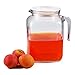 Bormioli Rocco Set Of 2 Frigoverre Glass Jug Pitcher With Hermetic Frosted Lid - 67.75 oz