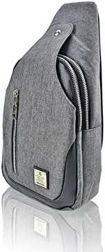 TOVOT Sling Bags Hiking Leisure Man and Women Chest Fanny Backpack Shoulder Bag (Coffee)