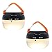 2 Pack LED Camping Lantern,Portable Tent Light with Retractable Hook and 5 Light Modes,Best for Adults and Kids