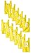 US Games Numbered Nylon Pinnies, Youth Sizes, One Dozen