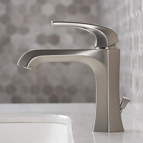 KRAUS Esta Single Handle Basin Bathroom Faucet with Lift Rod Drain in Spot Free Stainless Steel, KBF-1211SFS - Thumbnail 2