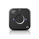 Bluetooth Adapter, Siroflo Wireless Bluetooth 4.1 Receiver (NFC-Enabled) for Home Car Sound System Supports Dual AUX OUT, Up to 10 Hours Working-Time Battery Black