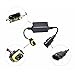 SOCAL-LED 2x A10 H13 9008 EMC Headlight Kit CANBUS HID LED Decoder Anti-Flicker Error Canceller Relay Resistor Adapter