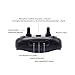 POP VIEW Bark Collar Version Humanely Stops Barking Sound Vibration. NO Shock, Harmless Humane. Small Dog Bark Collar, Medium Dog Bark Collar