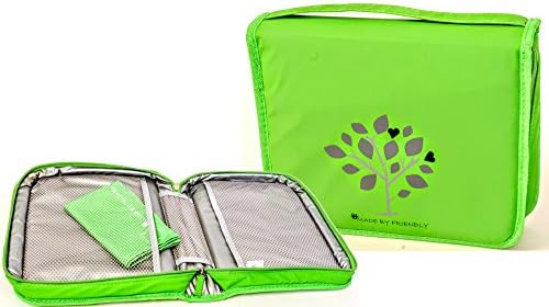 Friendly Kids Insulated Reusable Lunch Bag XL, Green Tree