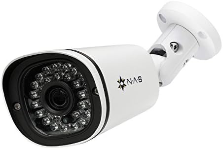 NA Stream IP Camera 5 Megapixels WDR PoE Bullet Security Camera Sony Sensor Fixed Wide Angle Lens Waterproof Surveillance Camera Motion Detection Built-in Microphone IP67 ONVIF P2P FTP