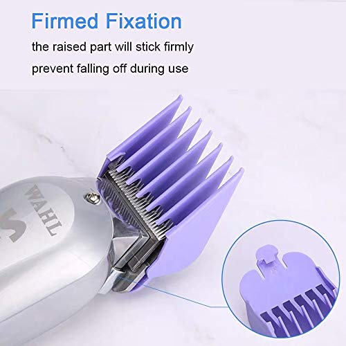 Professional Hair Clipper Guards Guide Combs,Hair Clipper Cutting Guides/Combs -From 1/16inch to 1inch, Compatible with Most Wahl Clippers