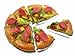 Dollhouse Miniatures Food Mixed Sausage Pizza Pan 8 Cuts Slices Deco 10445