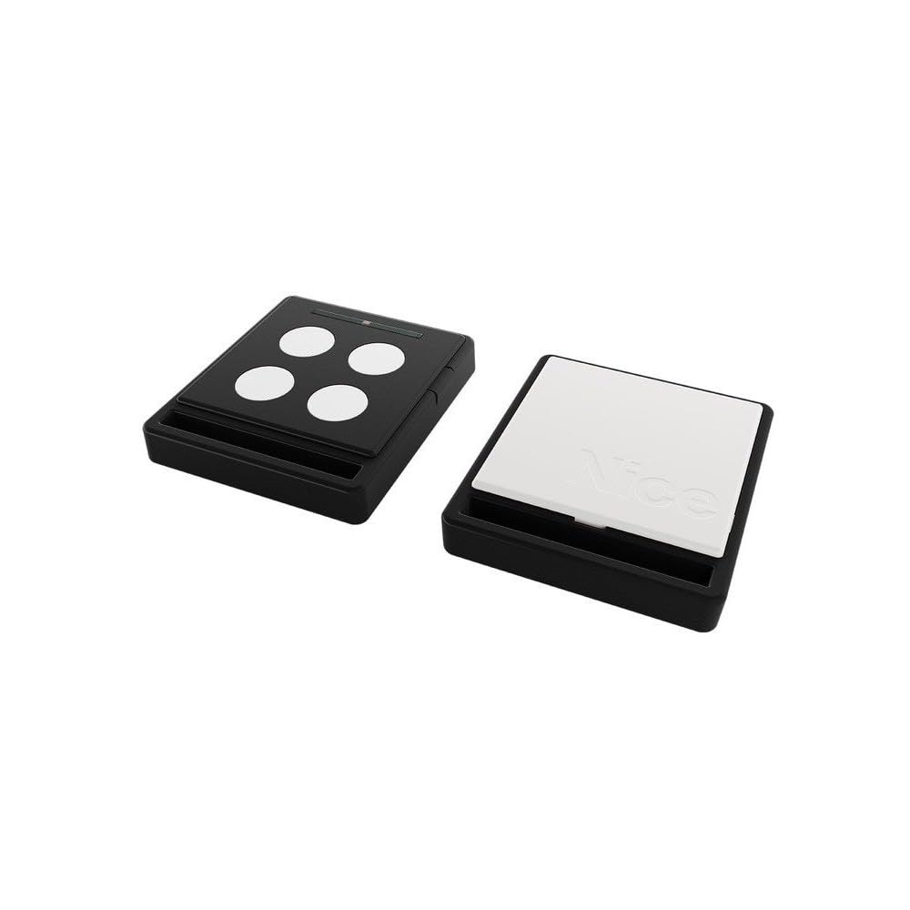 NICE ECCO 5 BW TELECOMMANDE POUR PORTAILS ET PORTES DE GARAGE NOIR ET BLANC