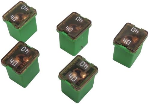 40 Amp 58V Low Profile J-Case Green Cartridge Fuses (5 Pack) Littelfuse LJCA40