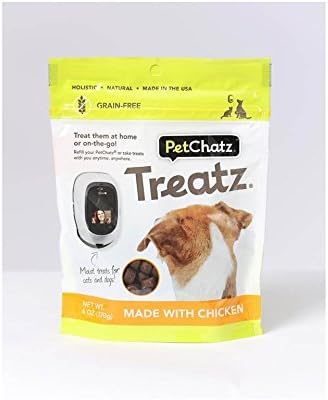PetChatz Treatz | Healthy, Grain-Free, Natural Miniature Training Treats for Dogs & Cats | Made in USA Facilities
