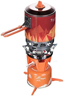 Fire-maple Camping High efficiency Heat Collection Pot Outdoor Pot and Stove 0.8L only 600g