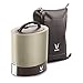 Vaya Tyffyn 33.5 oz, Graphite, Vacuum Insulated Lunch Box with Bagmat - 3 Copper finished Stainless Steel Food Storage Containers- BPA Free, Eco-Friendly Bento Box (Color:Graphite)