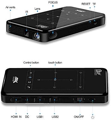 Proyector Portatil, Proyector 4K de Cine en Casa, Proyector para ...