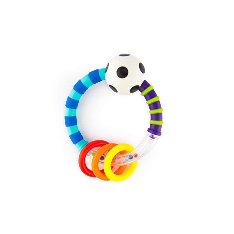 Sassy Ring Rattle | Developmental Baby Toy for Early Learning | High Contrast | For Ages Newborn and Up