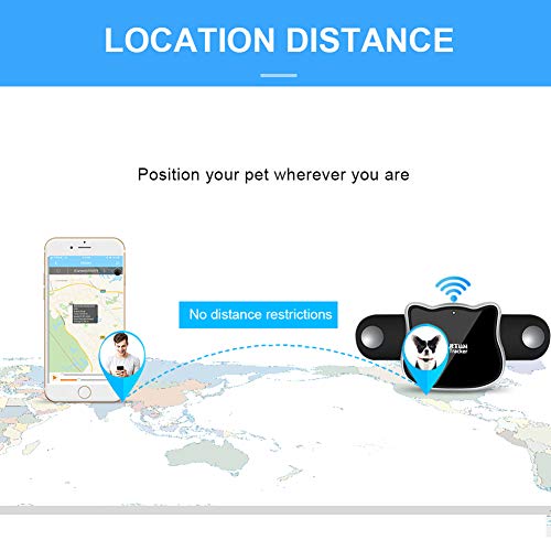 BARTUN Pet GPS Tracker, Real-Time Tracking Collar Device Included SIM Card - Thumbnail 5