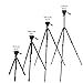 Fluid Head Tripod, Cayer AT2371 Pro Video Camera Tripod Legs With K5 Fluid Video Head, 75mm Built-In Half Ball Leveling Base, Max Loading 17.6 lb, 70.5 Inch Fluid Video Kit