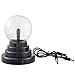ScienceGeek USB Or Batteries Powered Touch and Sound Light Activation Magic Plasma Ball Novelty Toy Black Base